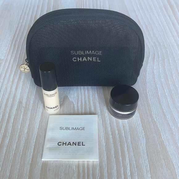 CHANEL Bags Chanel Makeup Pouch Bag And Skincare Products Chanel